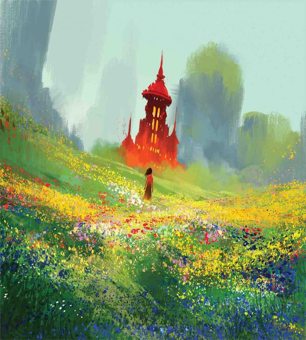 Flower Scary Castle — Pattern