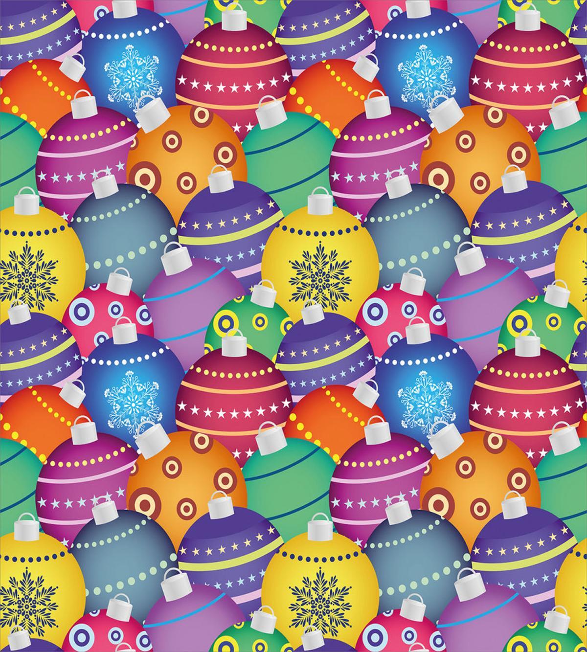 Colorful Xmas Balls — Pattern