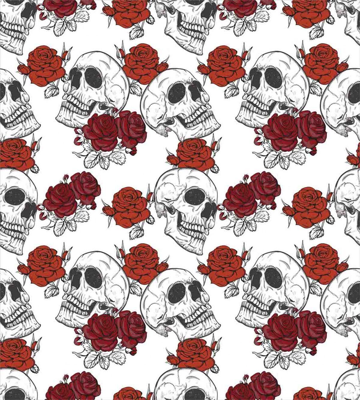 Roses Gothic Skull — Pattern