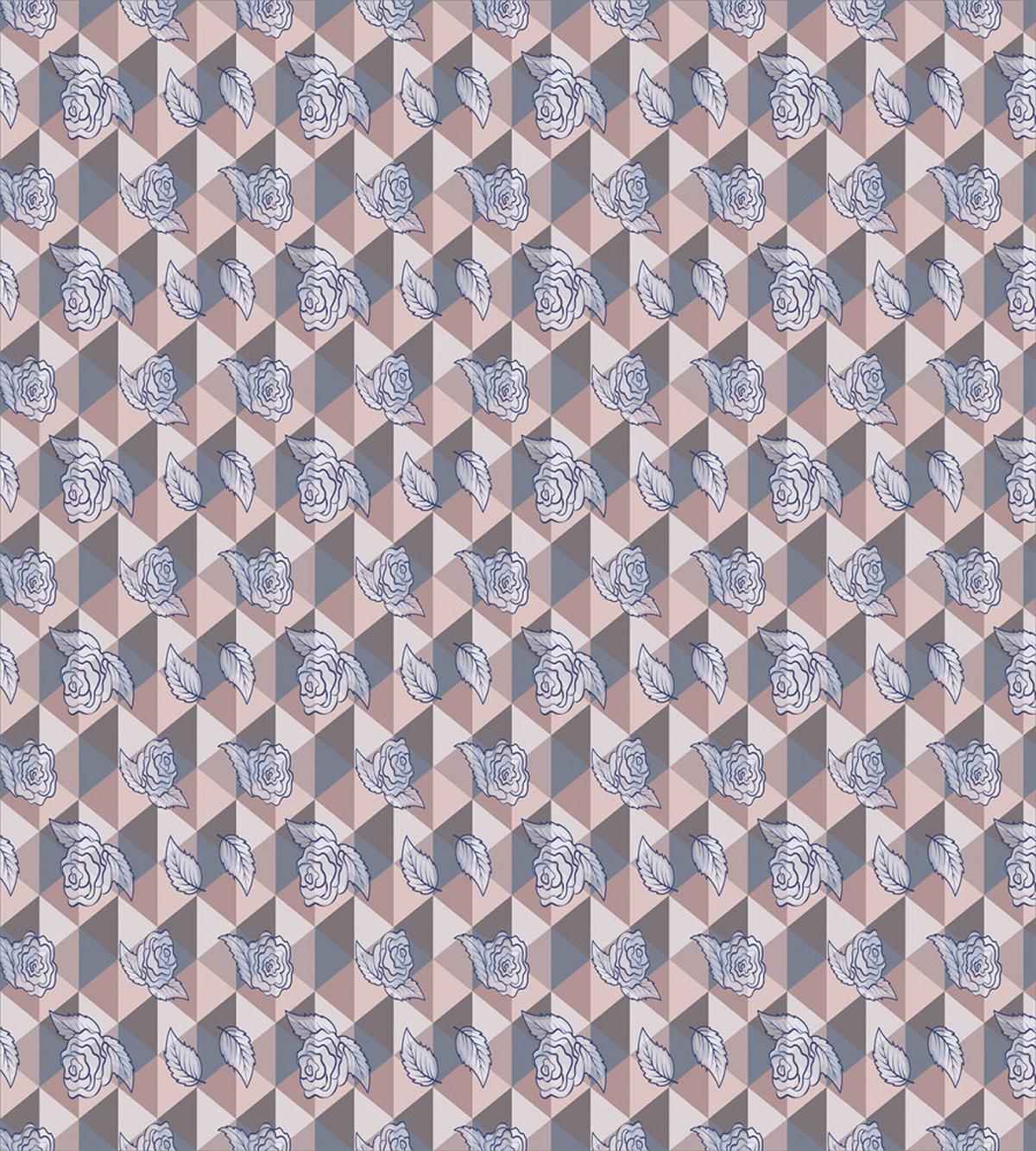 Creative Roses on Triangles — Pattern