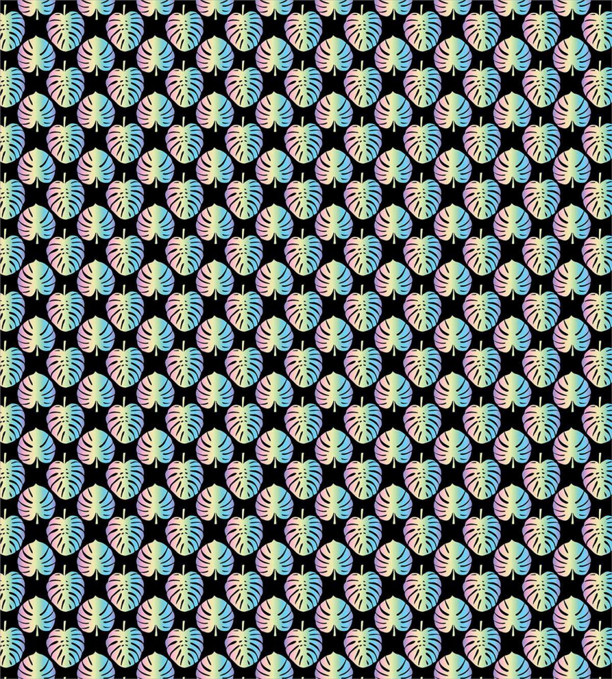 Colorful Monsteras Tropical — Pattern