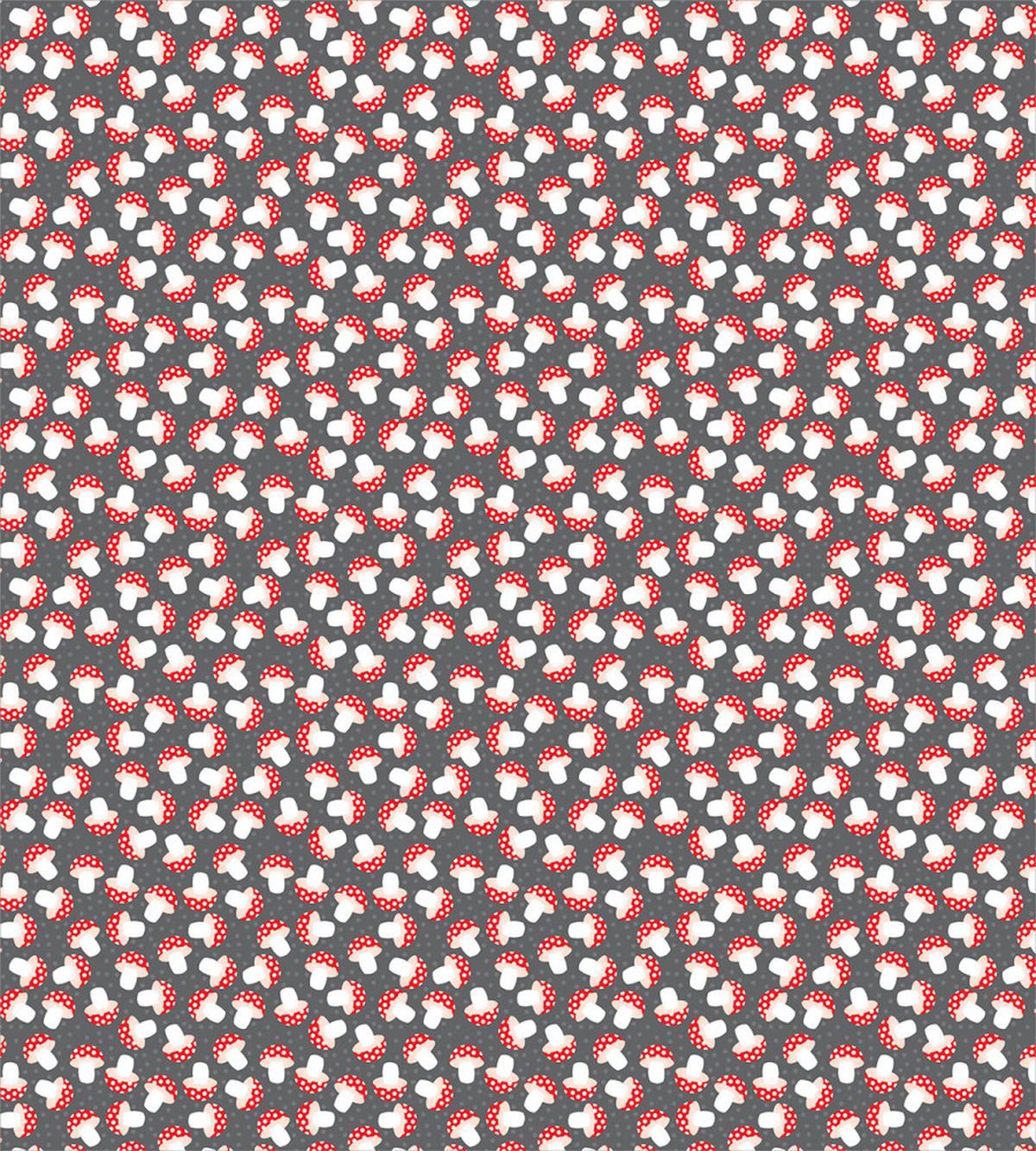 Cartoon Amanita Mushrooms — Pattern