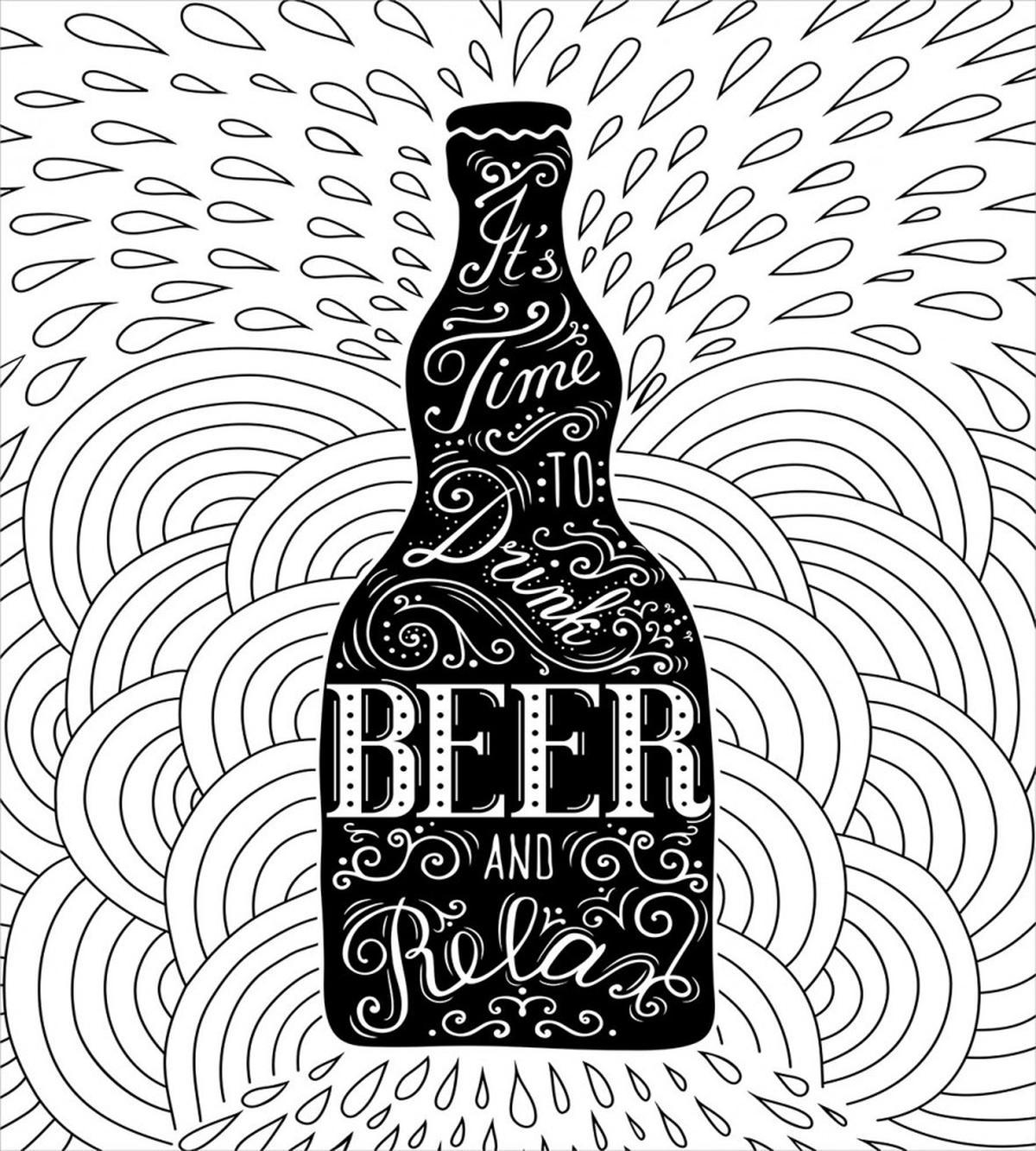 It's Time to Drink Beer — Pattern