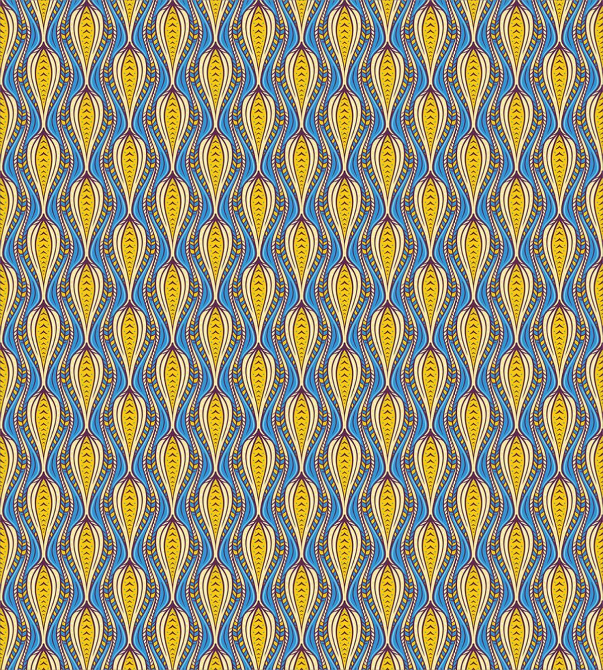 Retro Round Ornamental — Pattern