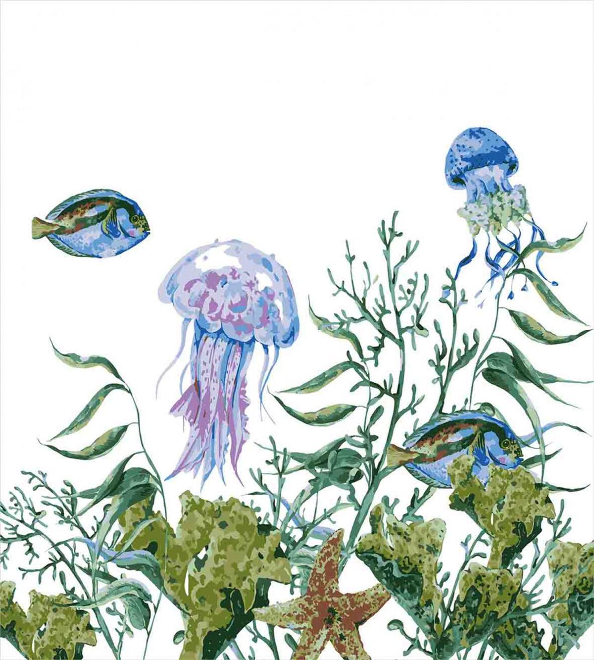 Seaweed Jellyfish Fish — Pattern