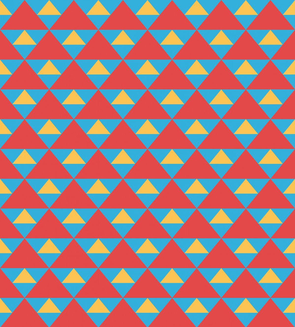 Big Small Triangles Retro — Pattern