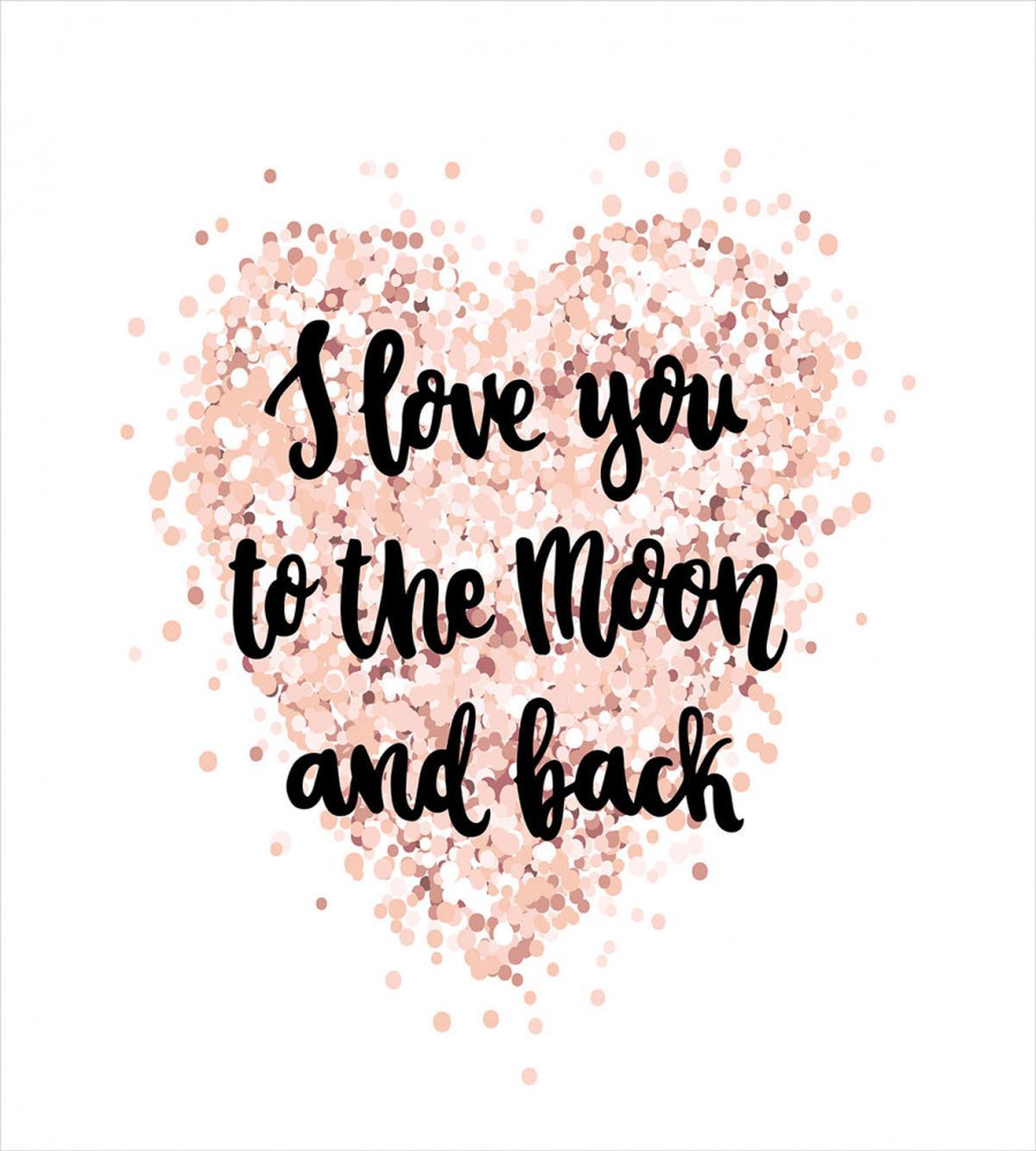 Love Words on Dotwork Heart — Pattern