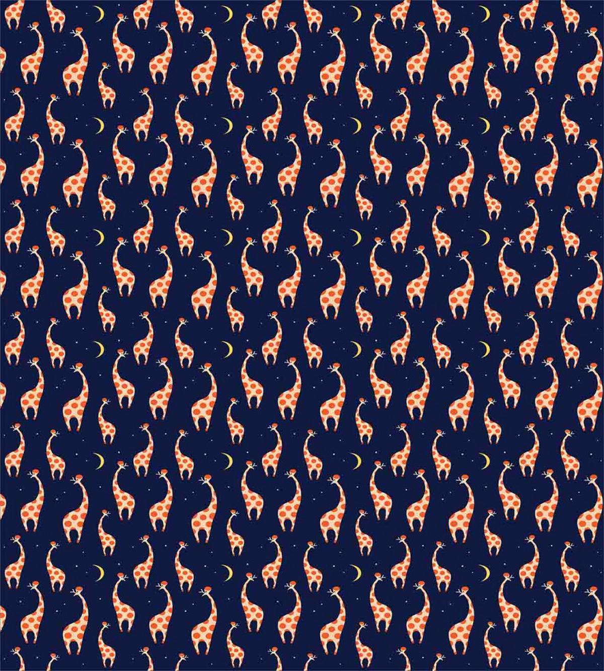 Funny Animals Night Sky — Pattern