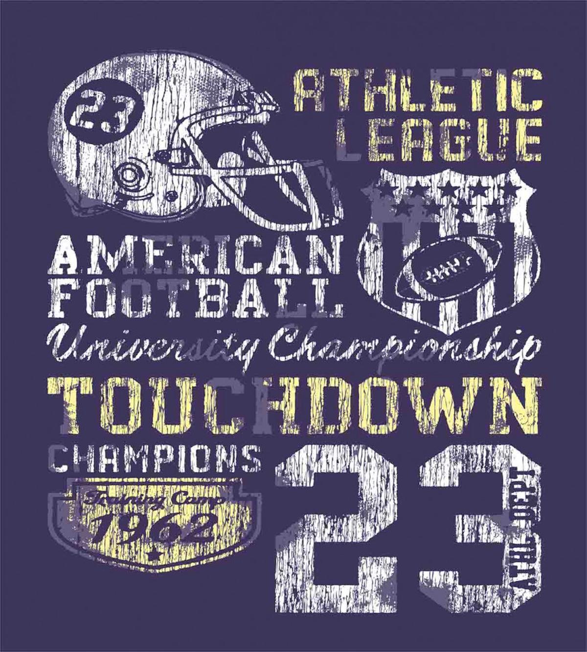 Retro American Football — Pattern