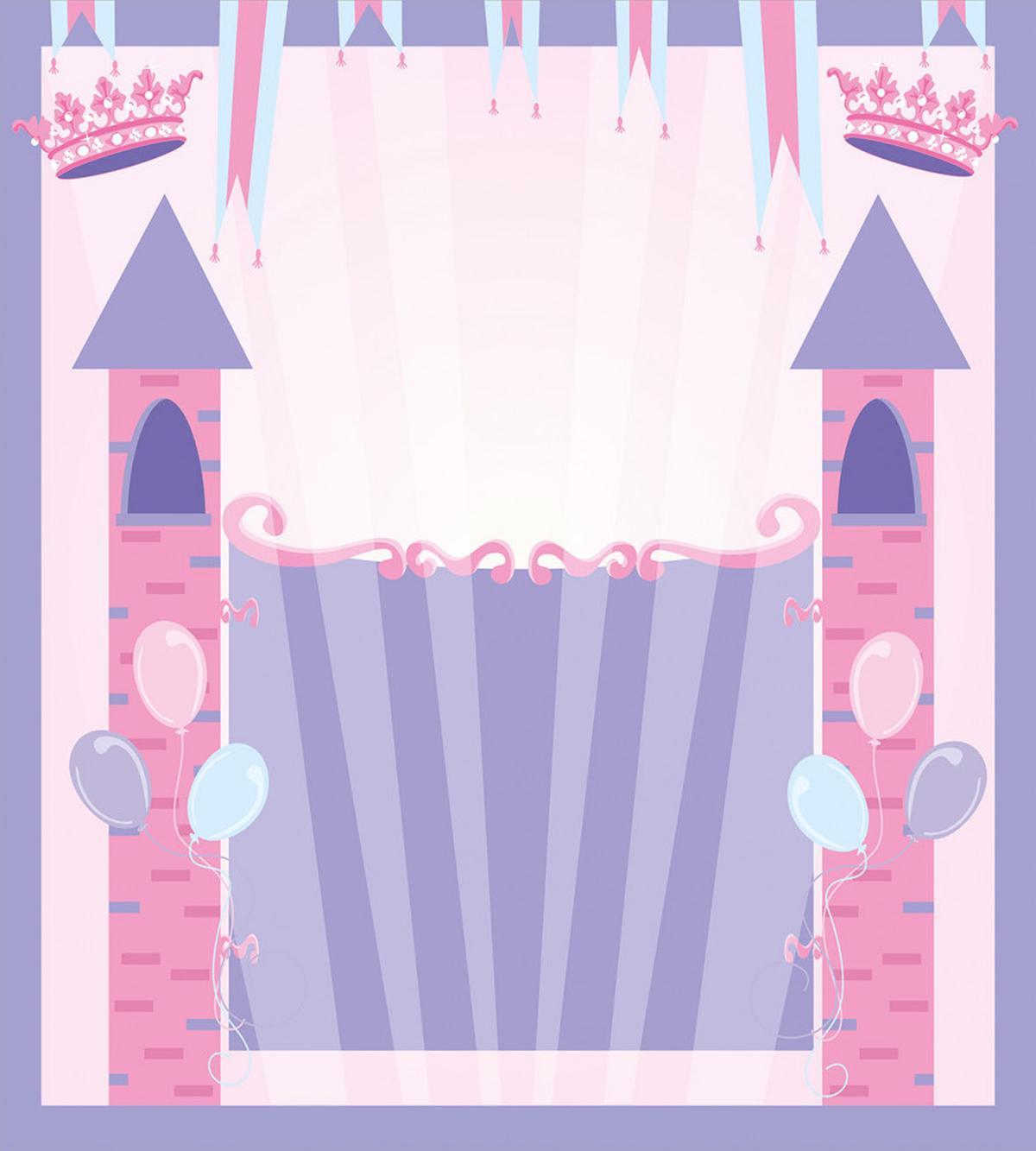 Party Theme Curtain Fortress — Pattern