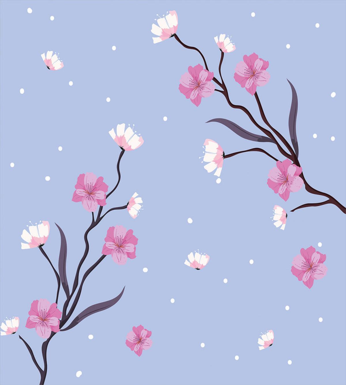 Apple Blossoms Branch — Pattern