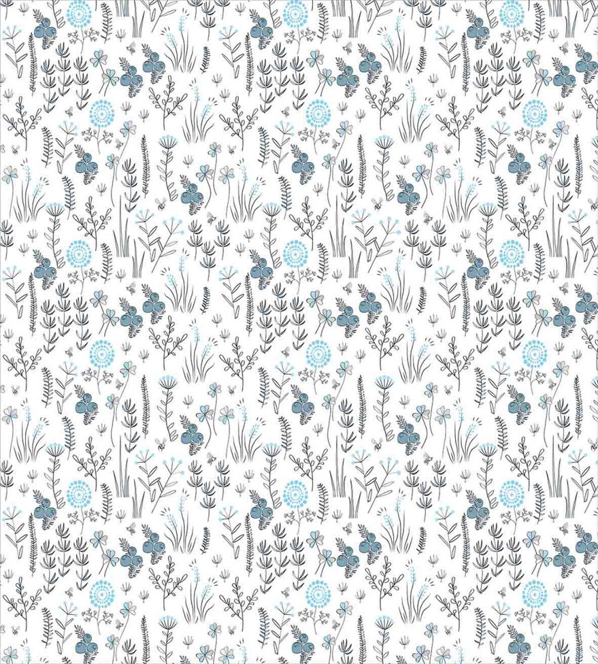 Delicate Plants Flowers — Pattern