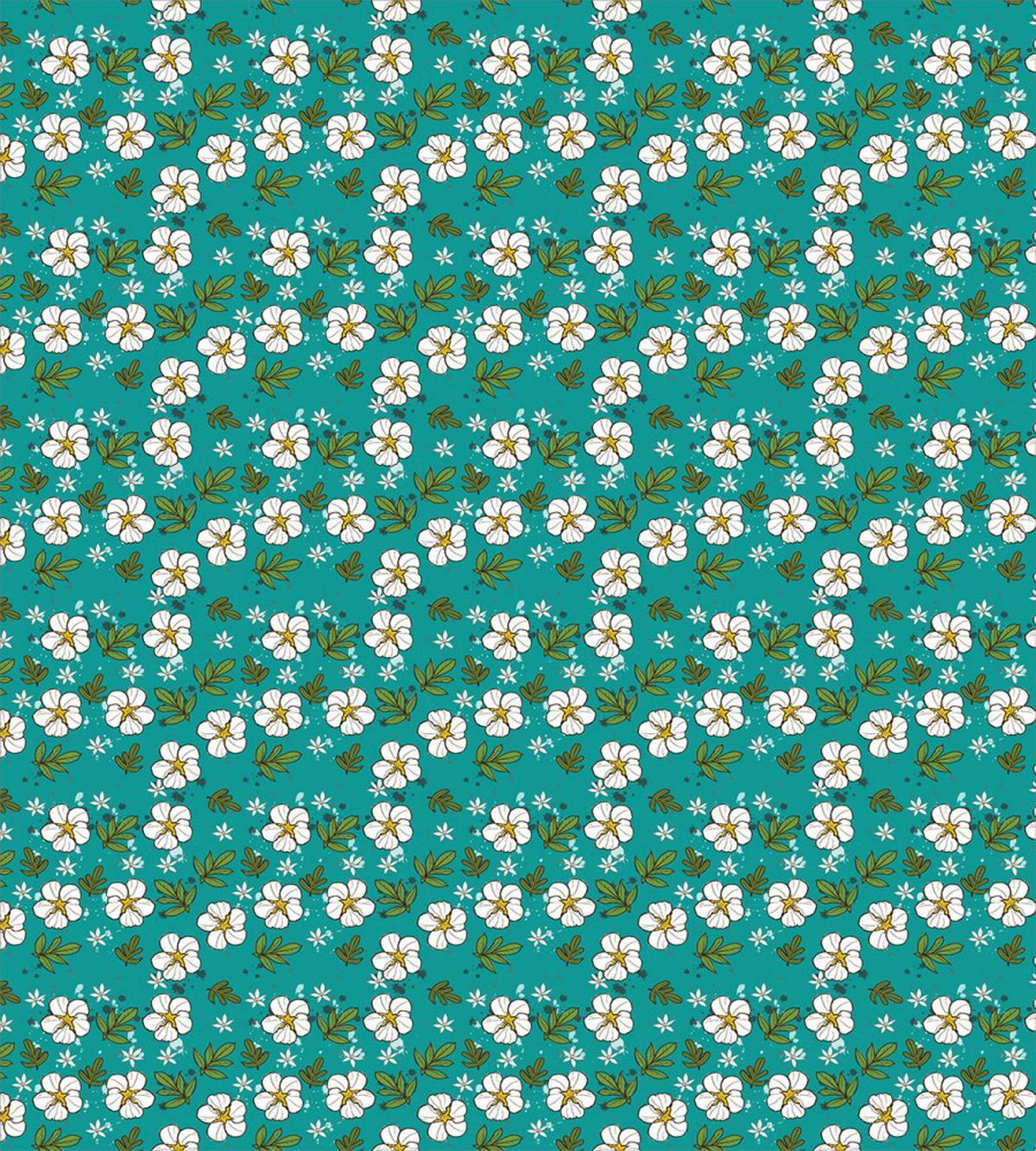 Leaves and Flowers Artwork — Pattern