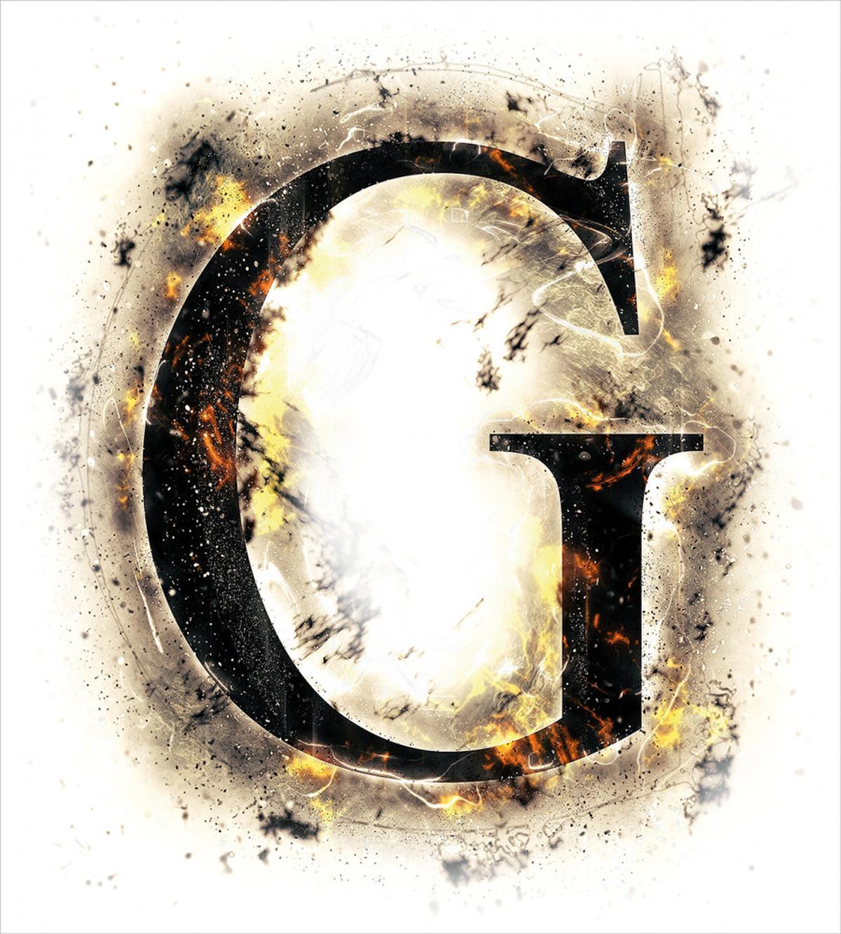 Blaze Alphabet Burnt — Pattern