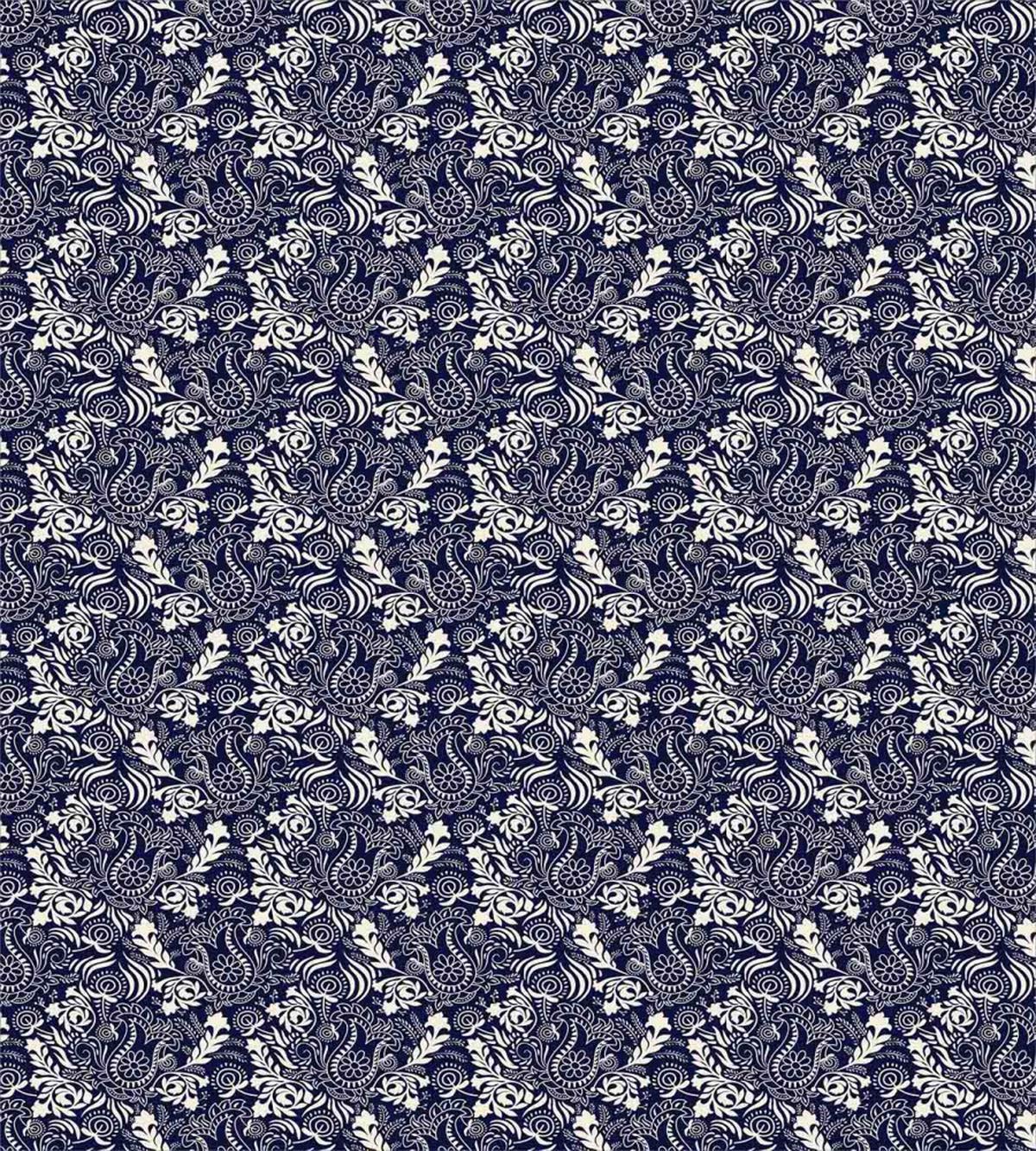 Curved Eastern Leaves — Pattern