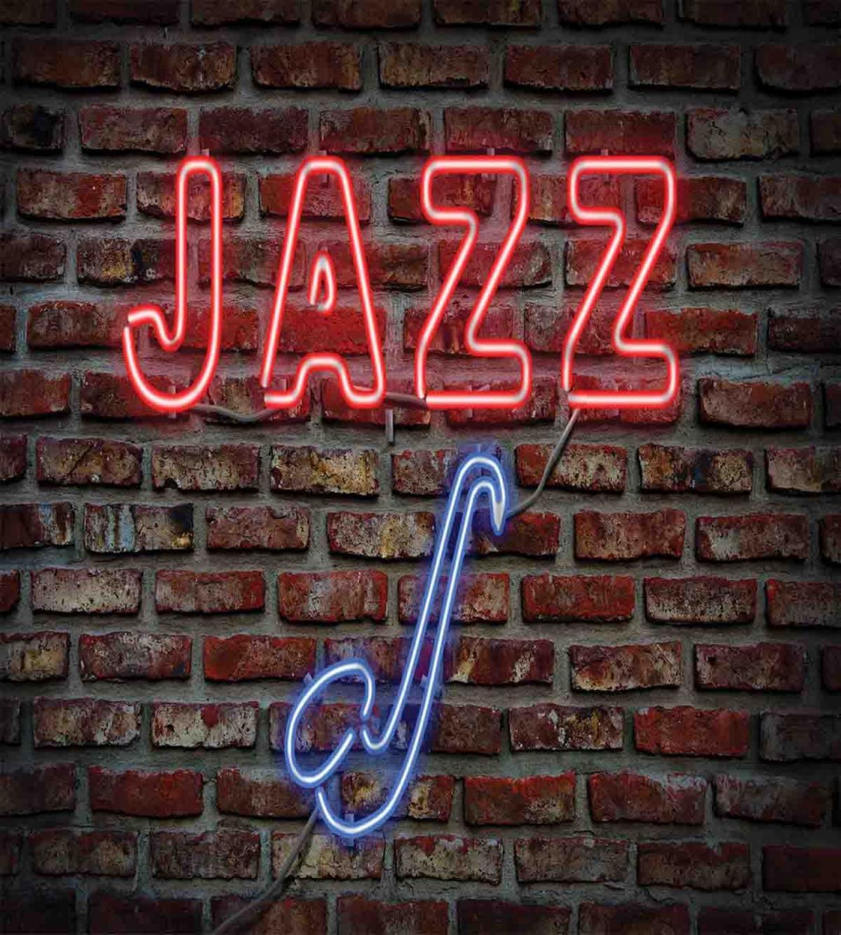 All Jazz Sign Brick Wall — Pattern