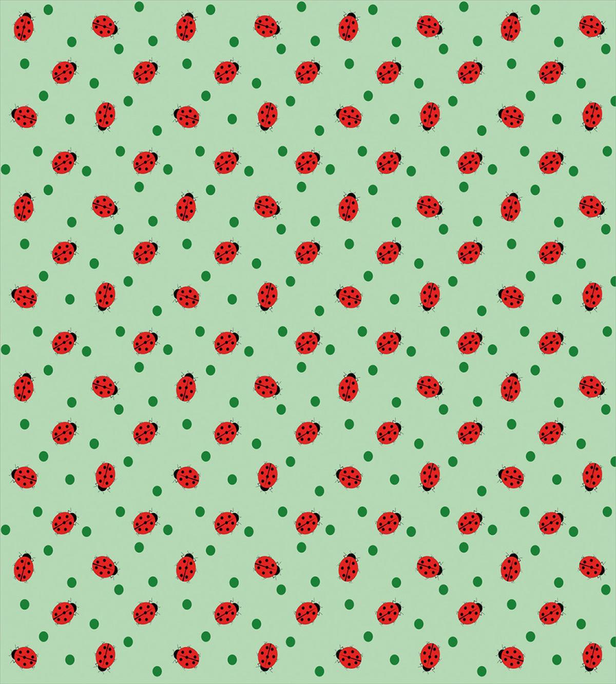 Polka Dots with Insect — Pattern