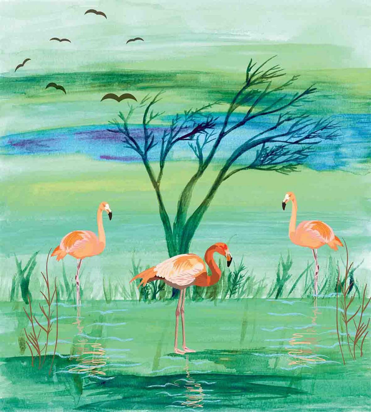 Nature and Birds — Pattern