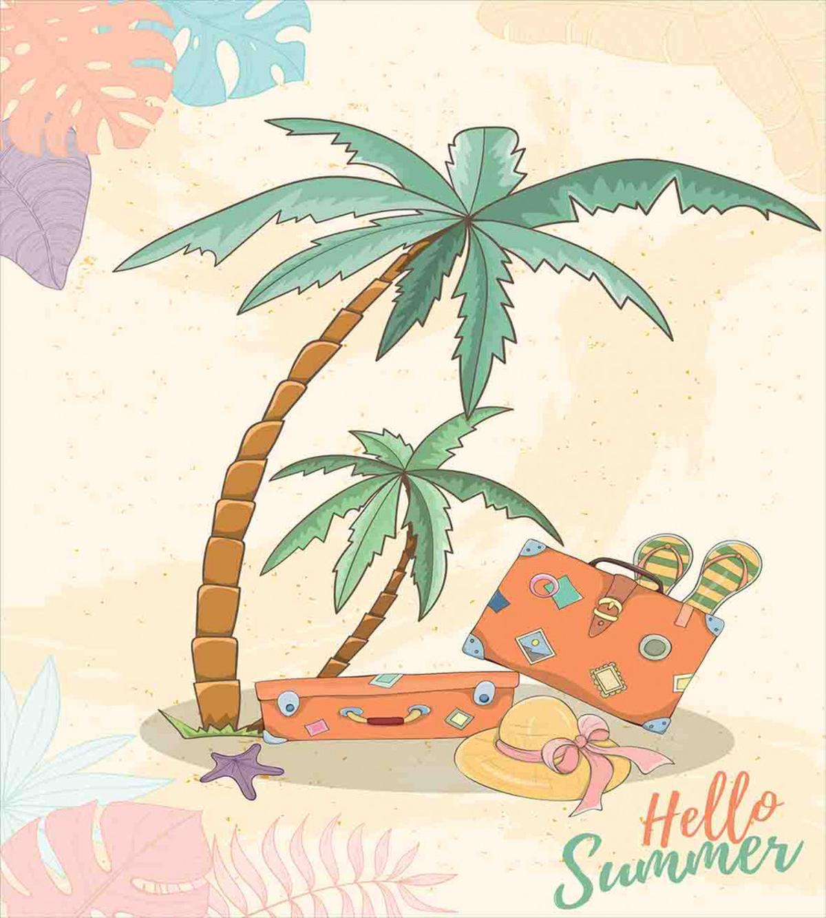 Hello Summer Words — Pattern