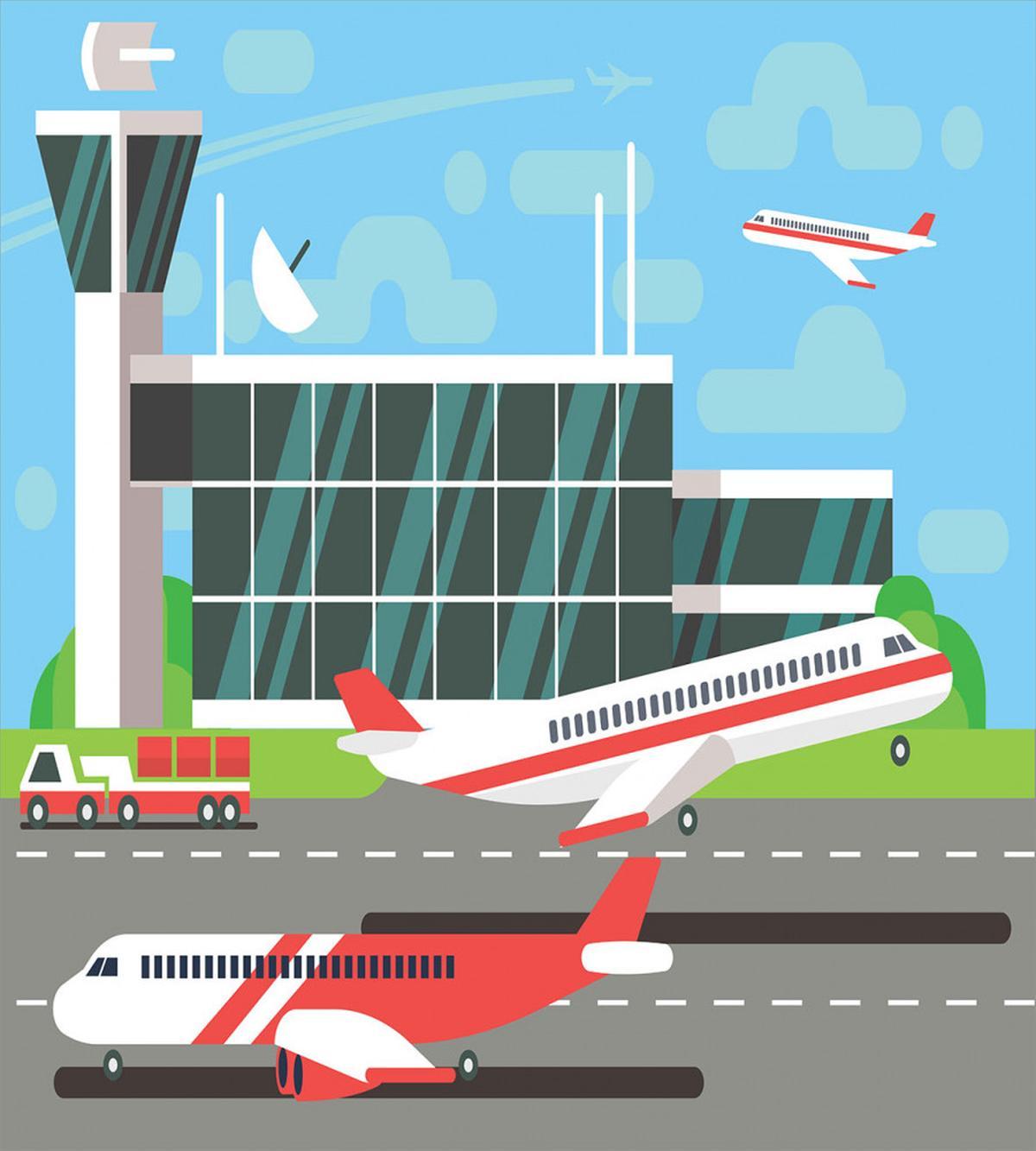 Departure Plane from Runway — Pattern