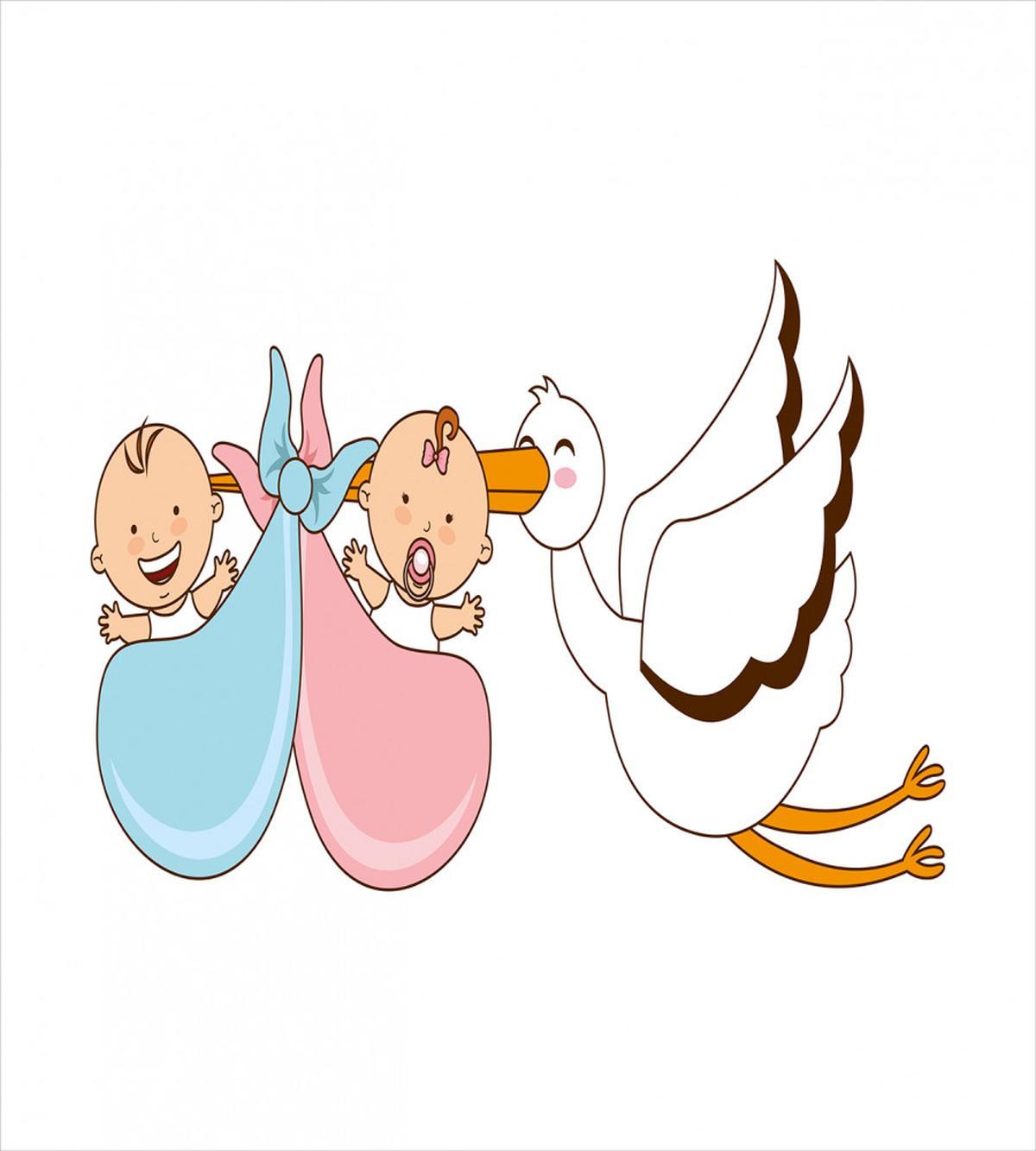 Babies Stork Playroom — Pattern