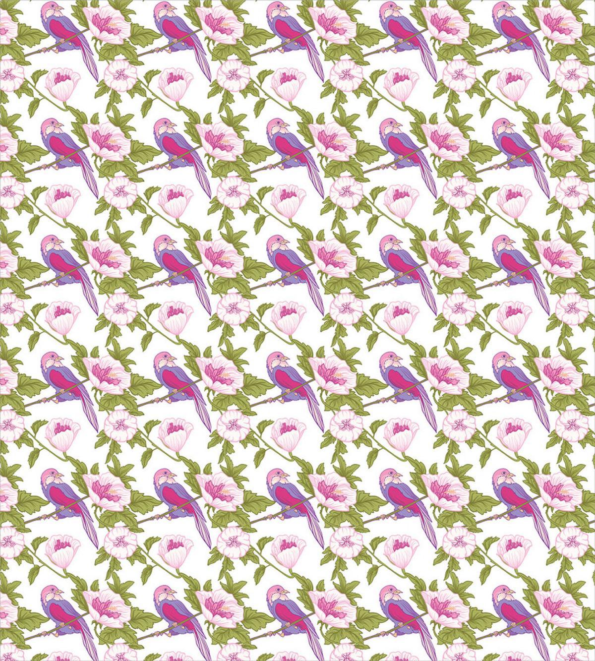 Bird Perched on Tree Branch — Pattern