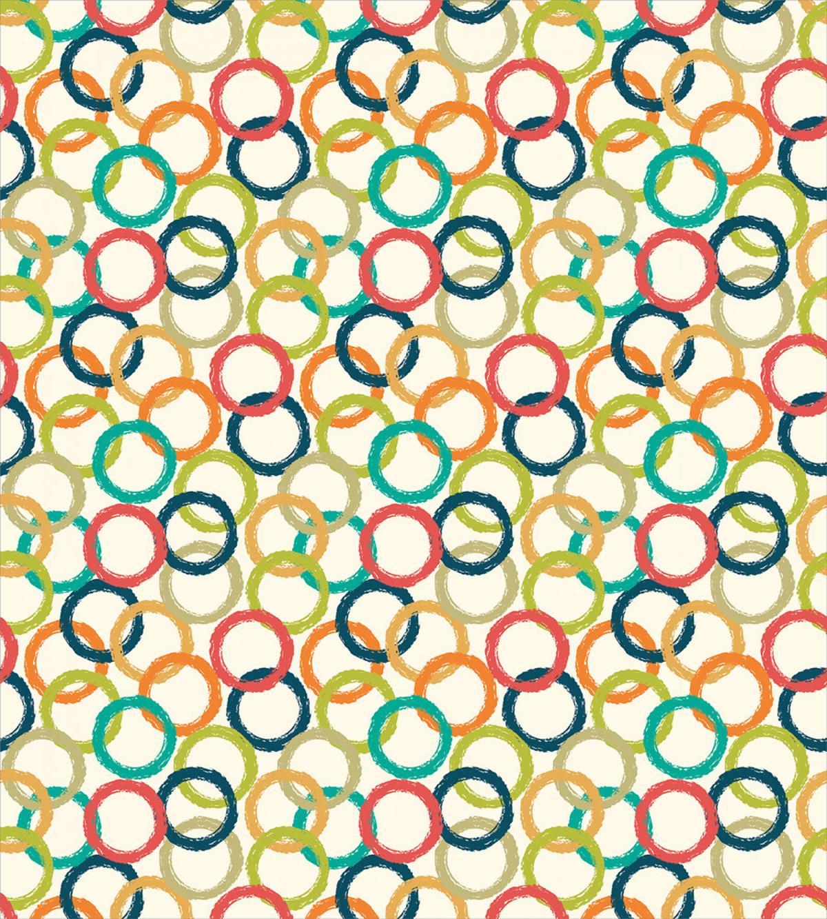 Colorful Doodle Circles — Pattern