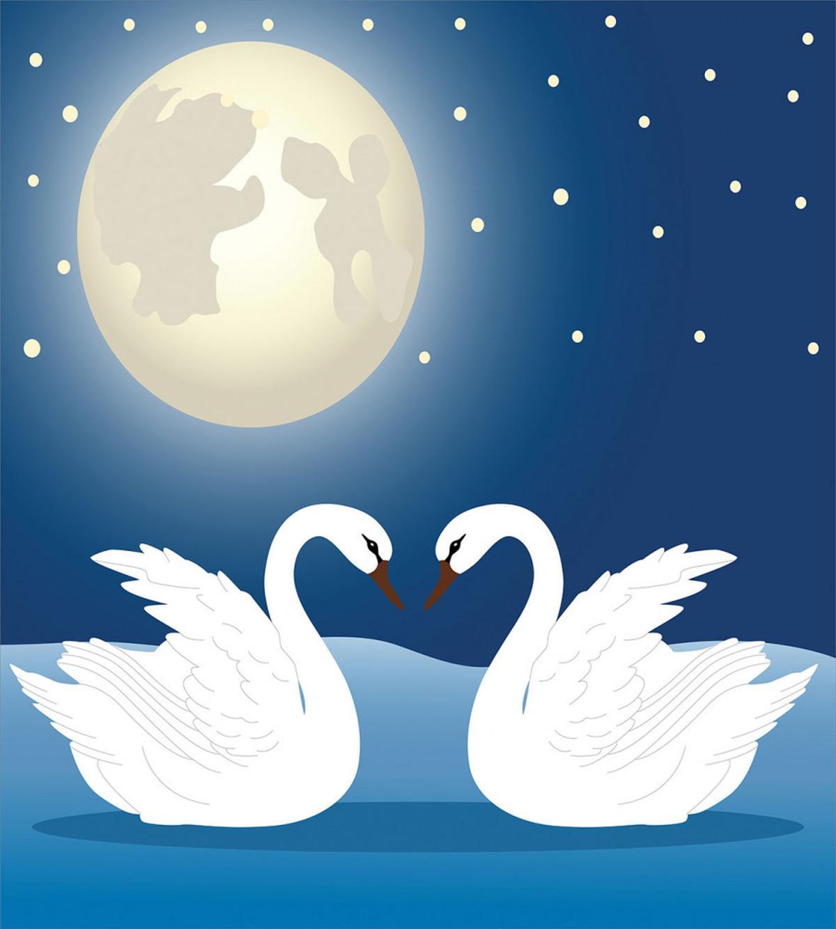 Moonlight Sky at Night Art — Pattern