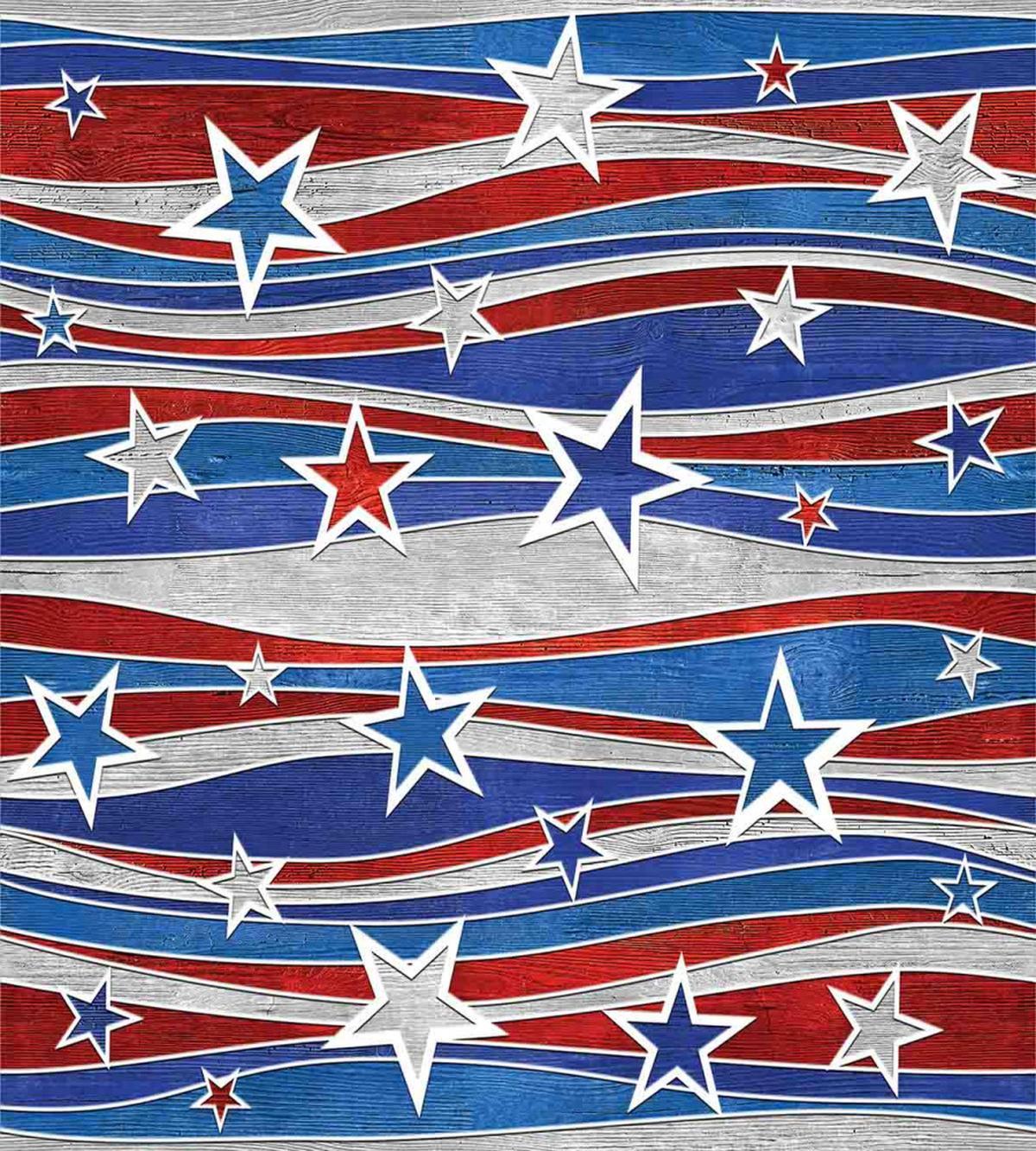 Abstract USA Flag — Pattern