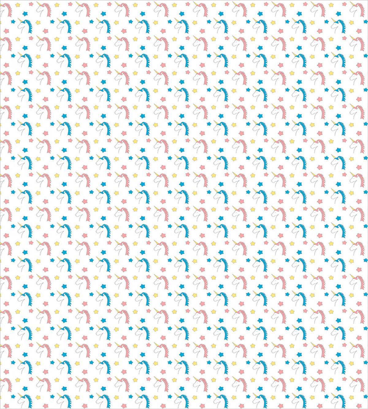 Colorful Unicorns Stars — Pattern