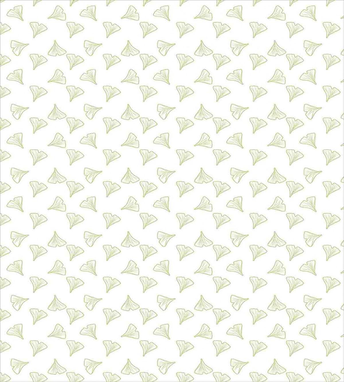 Maidenhair Green Tree Leaves — Pattern