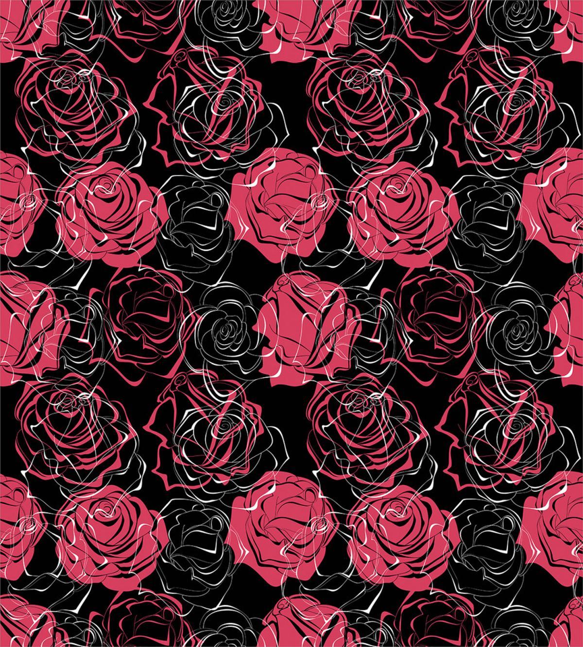 Ombre Rose Blooom Art — Pattern