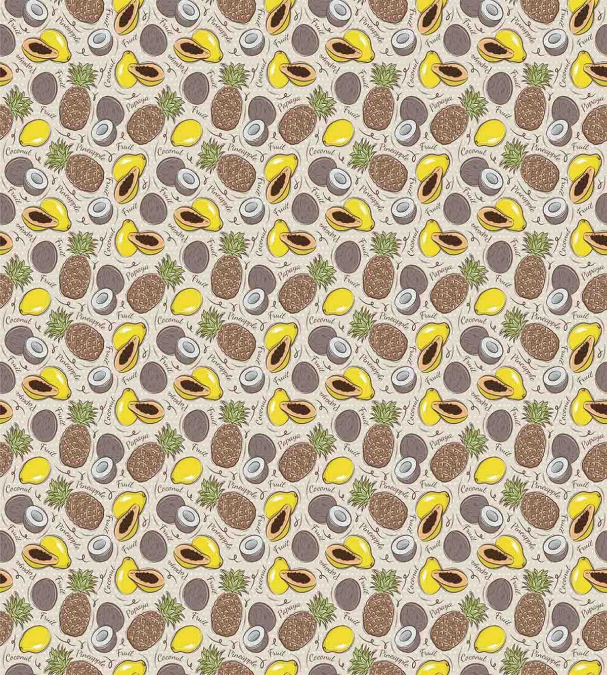 Papaya Coconut Pineapple — Pattern