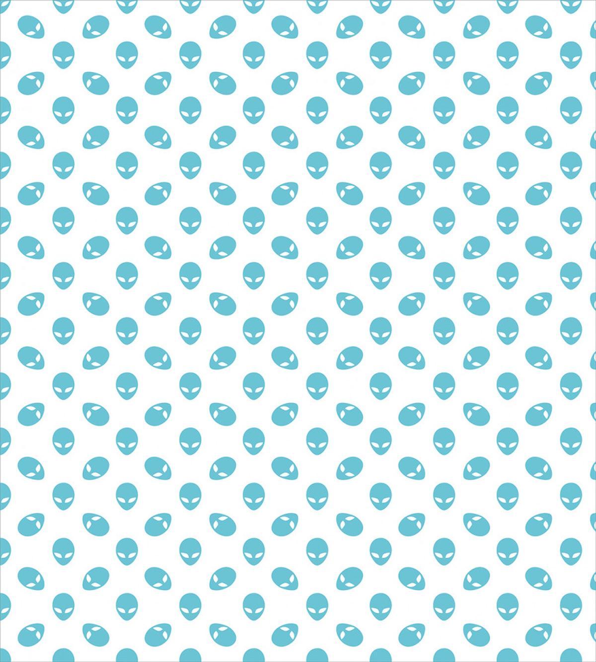 Space Visitors Portrait — Pattern