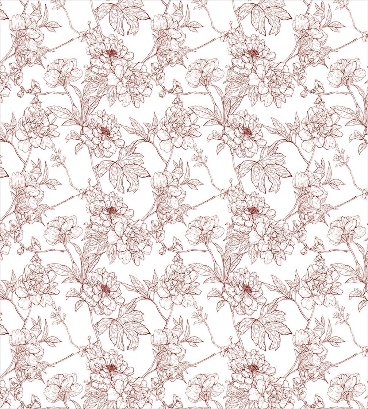 Rustic Peonies — Pattern