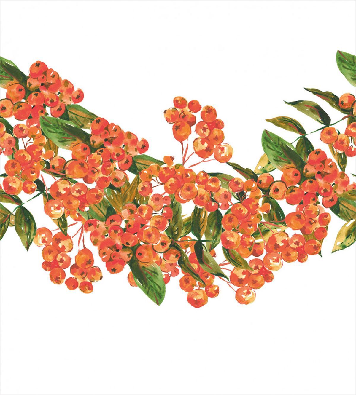 Border Full of Berries — Pattern