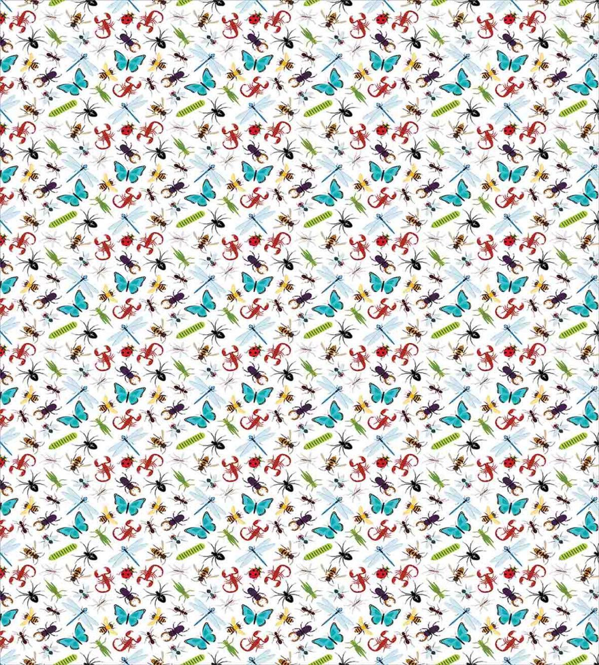 Colorful Insects Bugs — Pattern