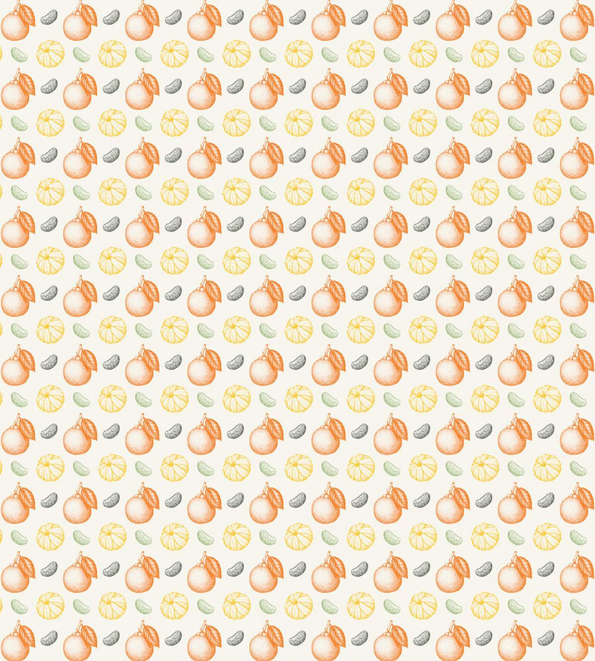 Engraved Drawn Mandarins — Pattern
