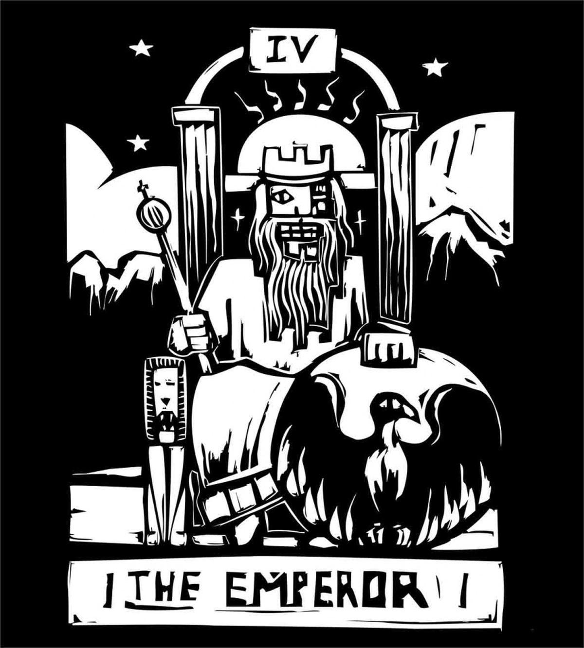 Emperor Card Artwork — Pattern