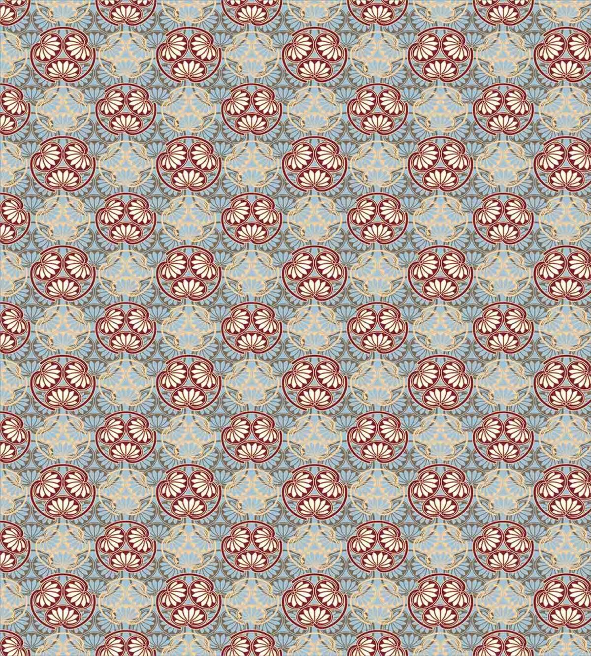 Oriental Flower Design — Pattern