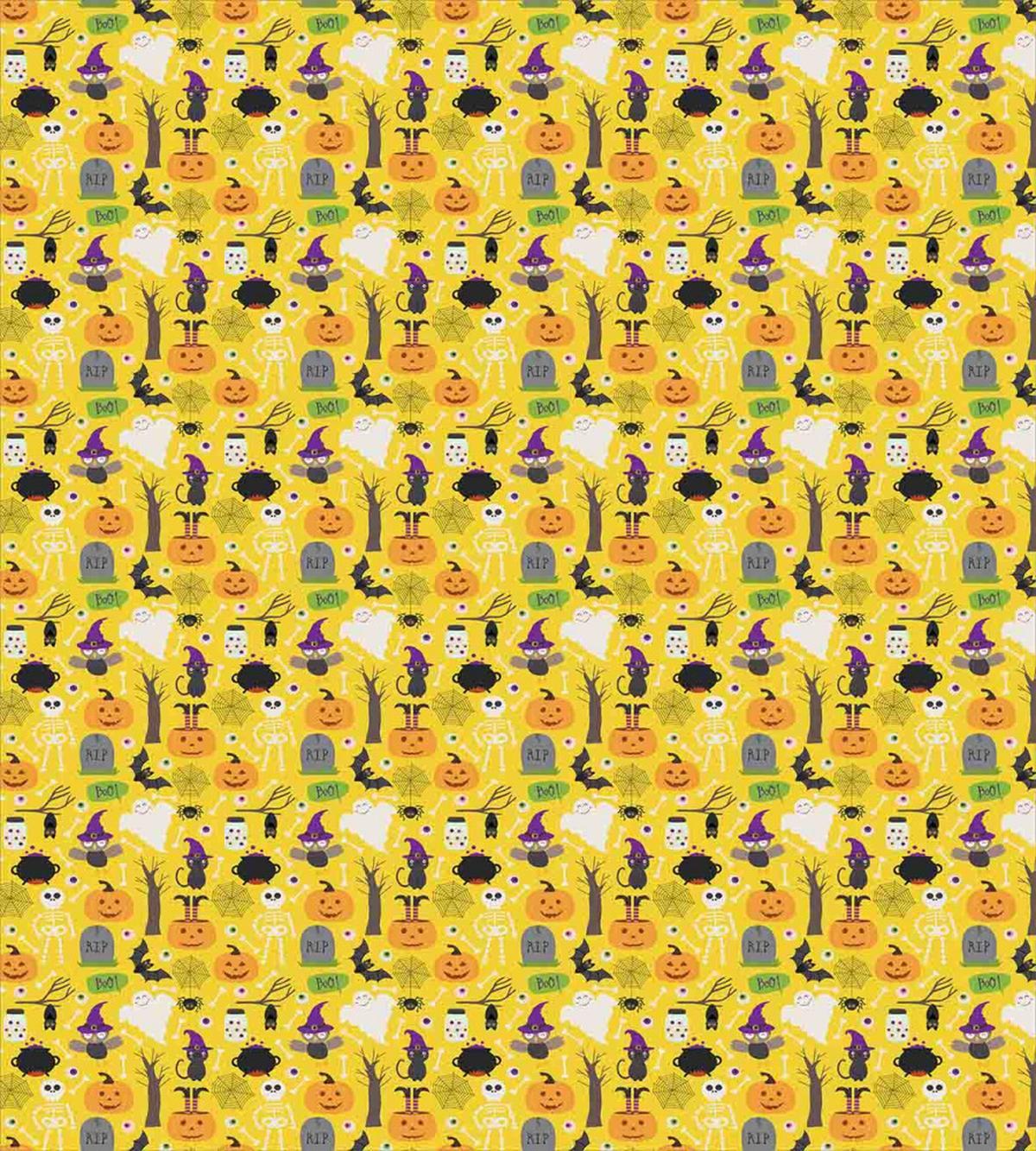 Halloween Elements Cartoon — Pattern
