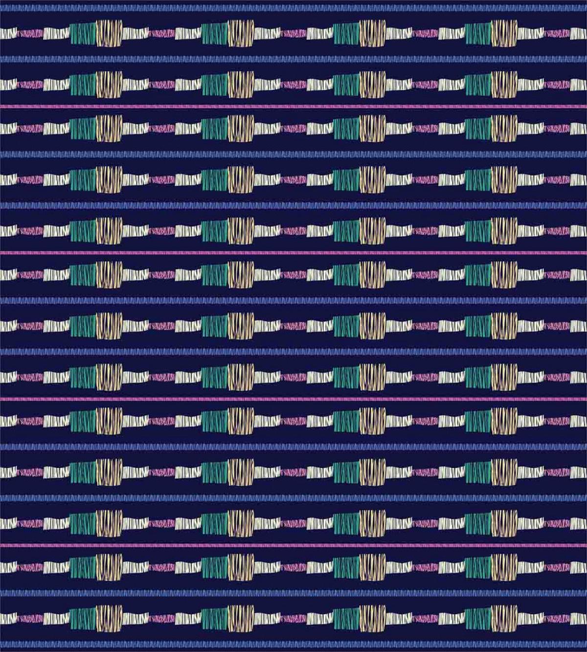 Grunge Doodle Stripes — Pattern
