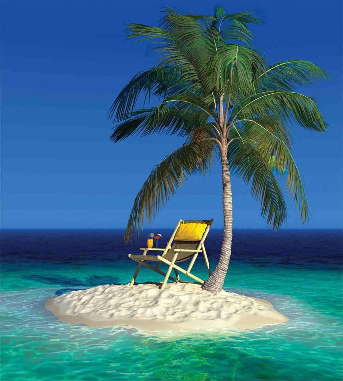 Chair Under a Palm Tree — Pattern