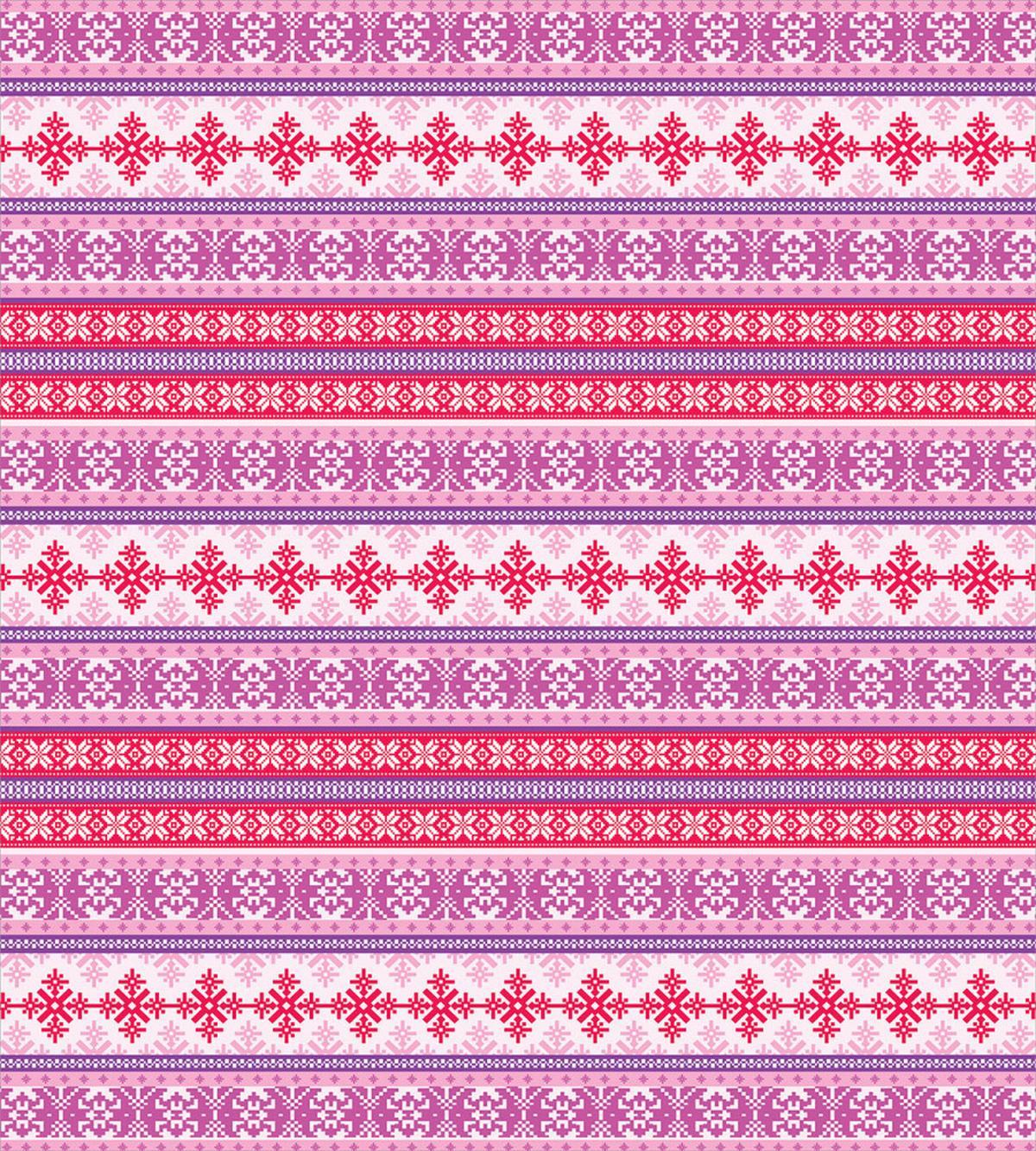 Geometric Snow December — Pattern