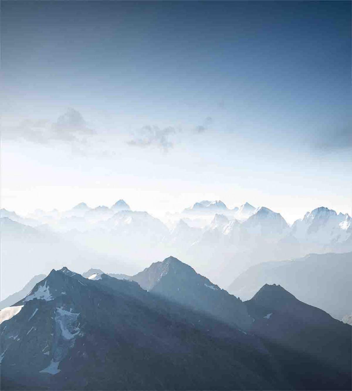 Foggy Morning Mountain — Pattern