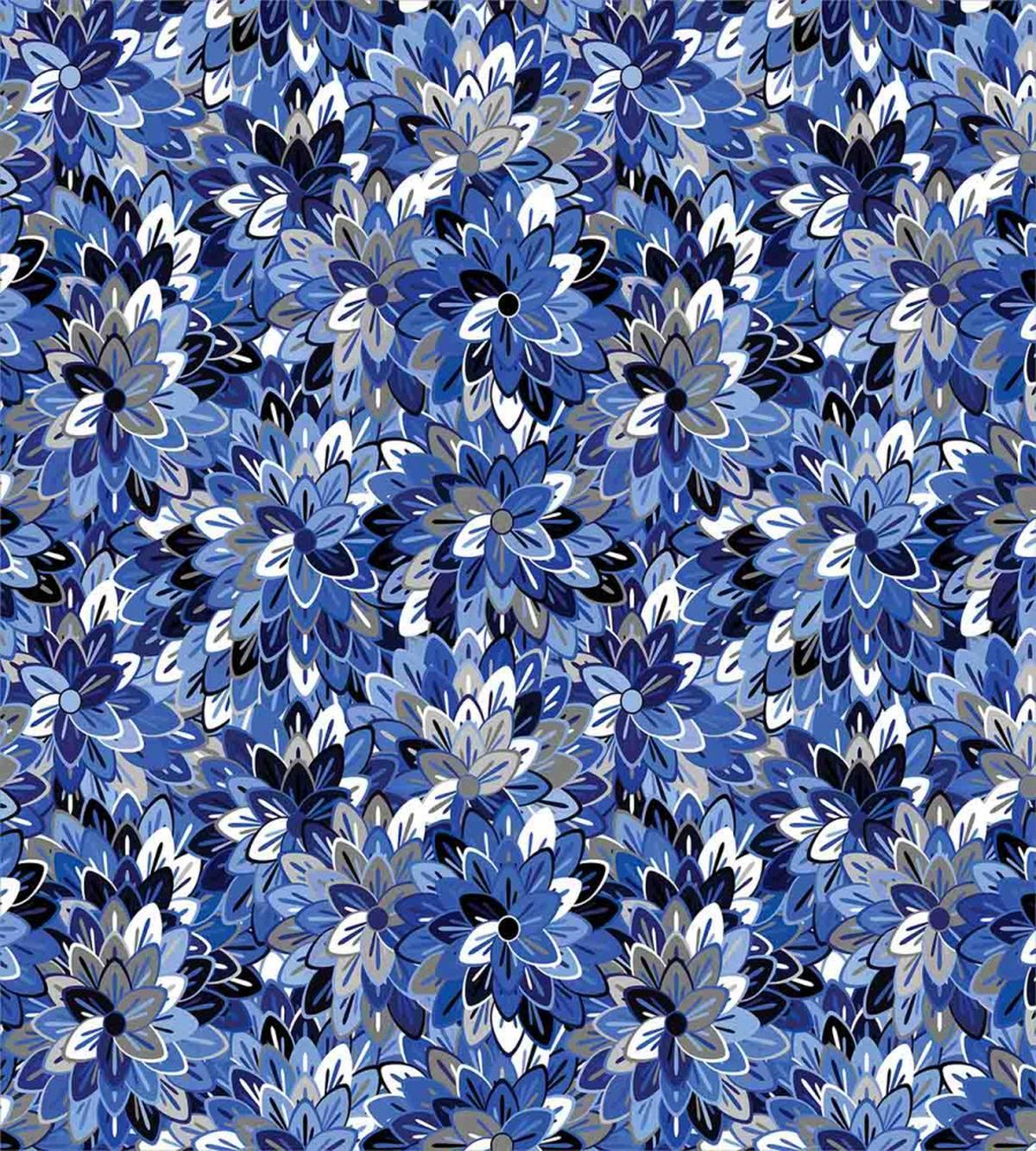 Vintage Colorful Petals — Pattern