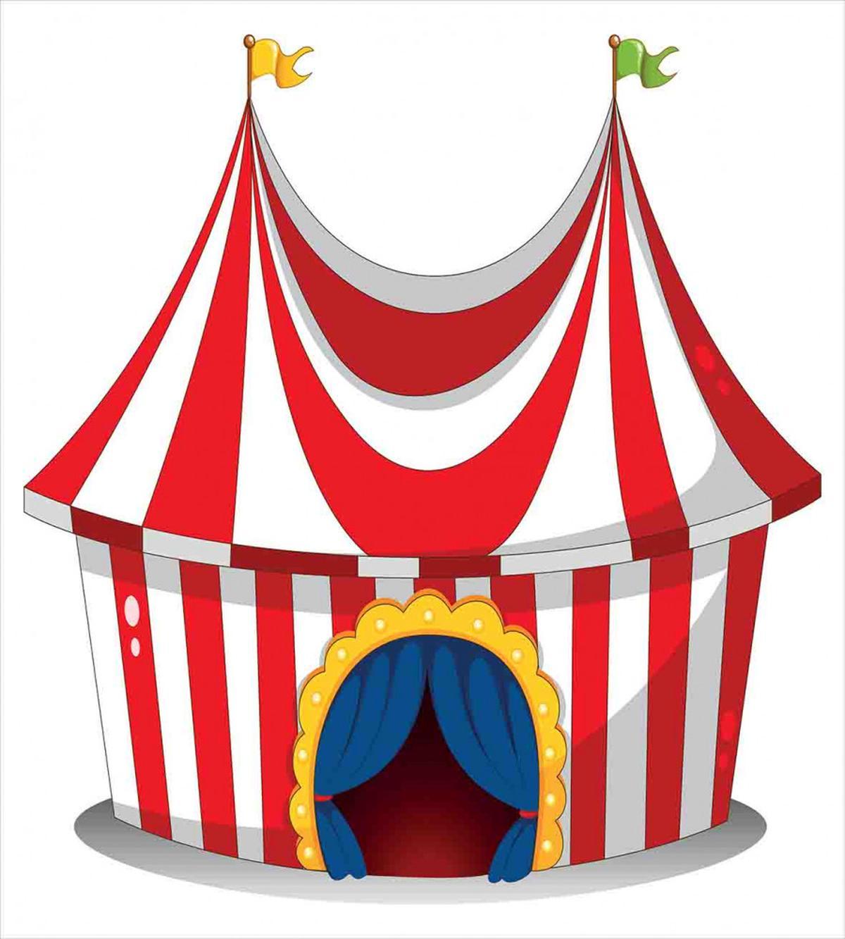 Nostalgic Circus Flag — Pattern