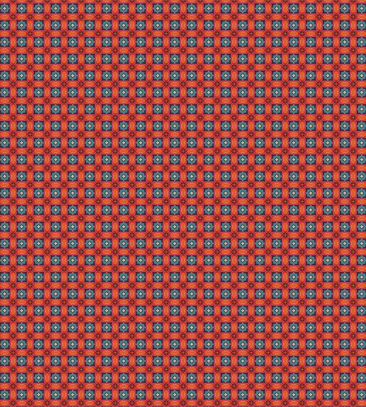 Repeating Mosaic Design — Pattern