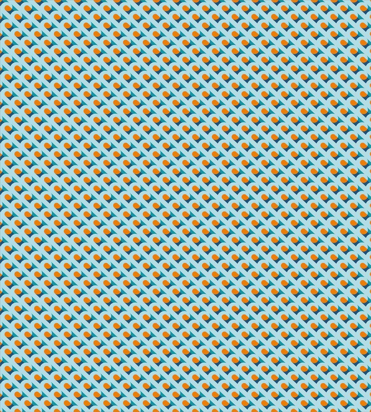 Diagonal Symmetry Motif — Pattern
