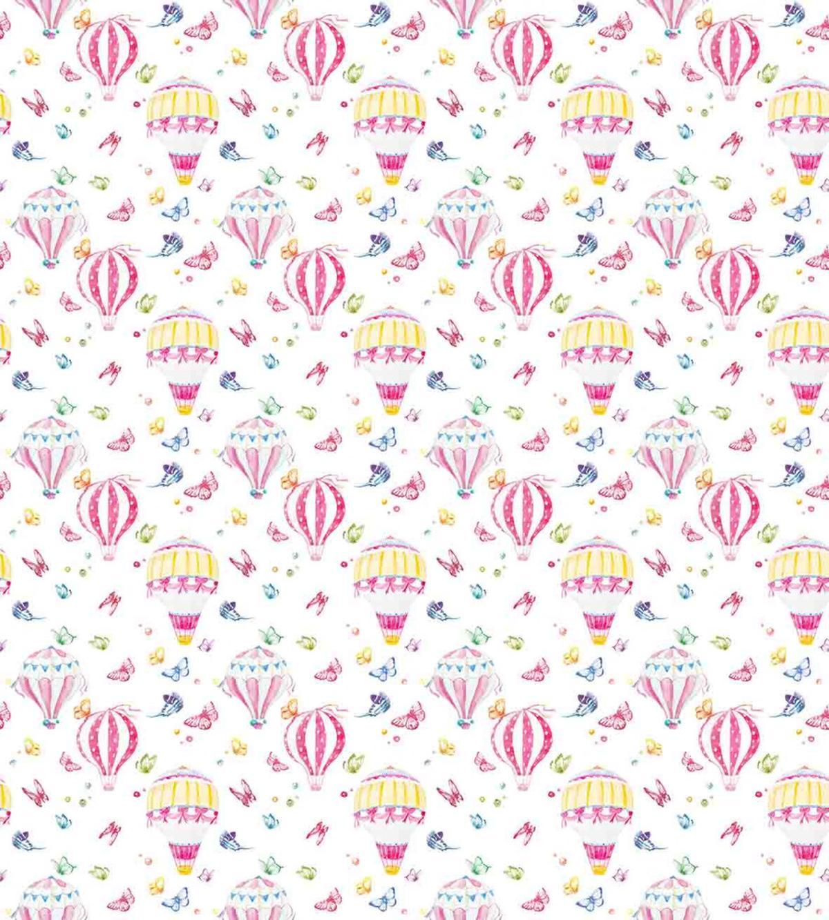 Watercolor Hot Air Balloons — Pattern
